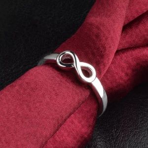 Dainty Infinity Sterling Silver Ring